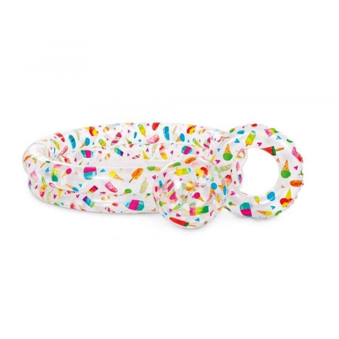 Комплект Intex надувной бассейн детский/надувные круги 122х25 см 2 шт. 150 л (52054) Комплект Intex надувной бассейн детский/надувные круги 122х25 см 2 шт. 150 л (52054)