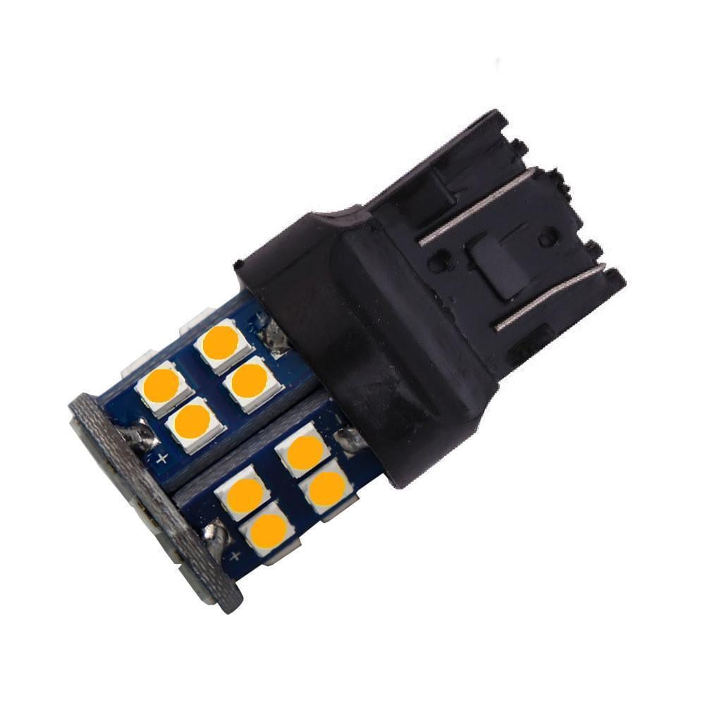 Автомобильная лампа Global Solution 7440-3030-28SMD Без цокольная WY21W Желтый (2268028379)