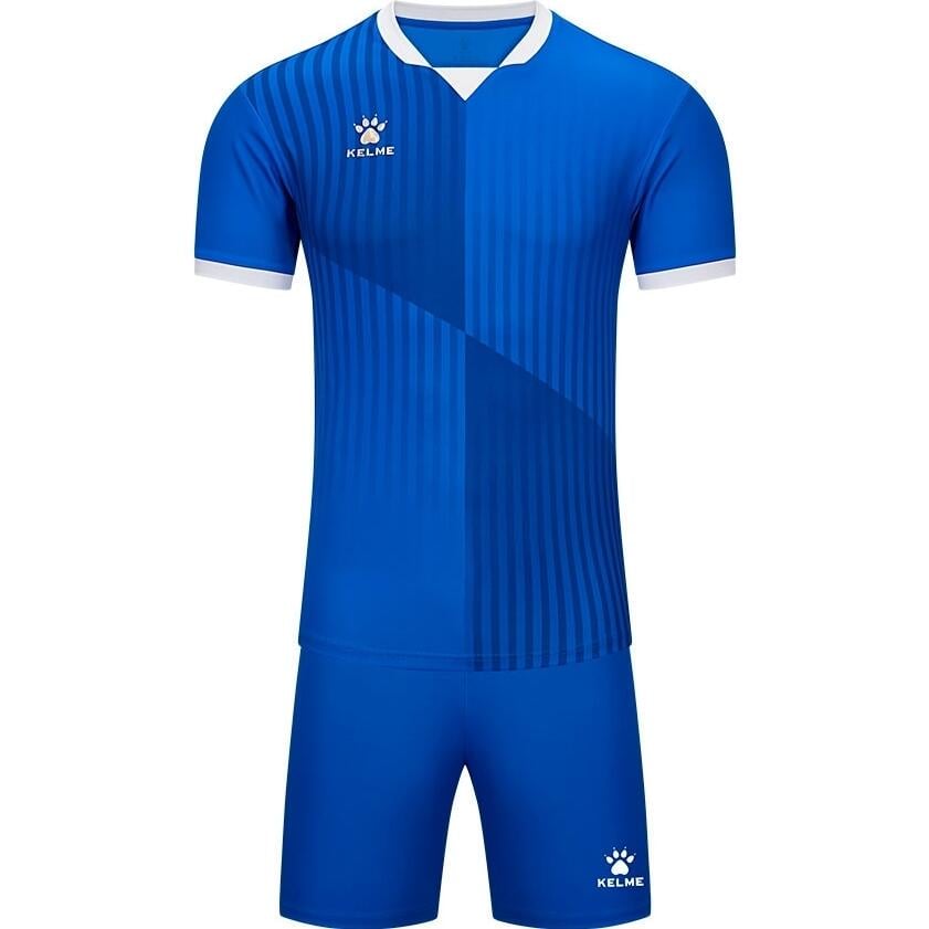 Комплект футбольной формы Kelme BRAGA II 14 лет/XS Сине-белый (8551ZB11083.9481)