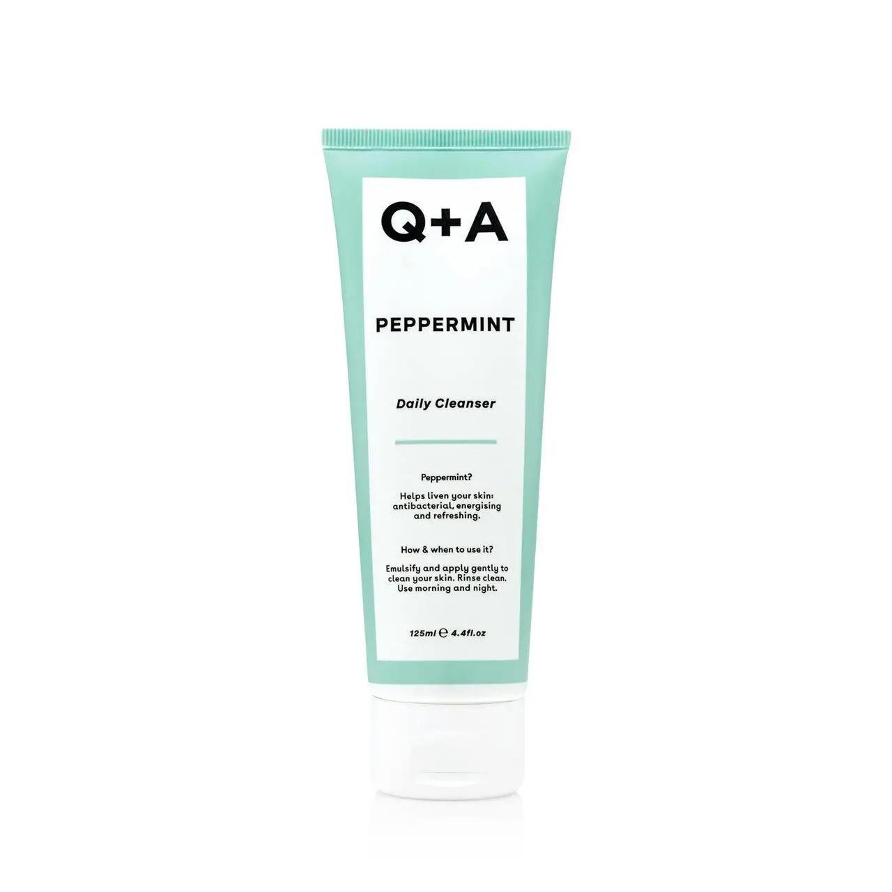Гель для обличчя з м'ятою очищувальний Q+A Peppermint Daily Cleanser 125 мл (10376046)