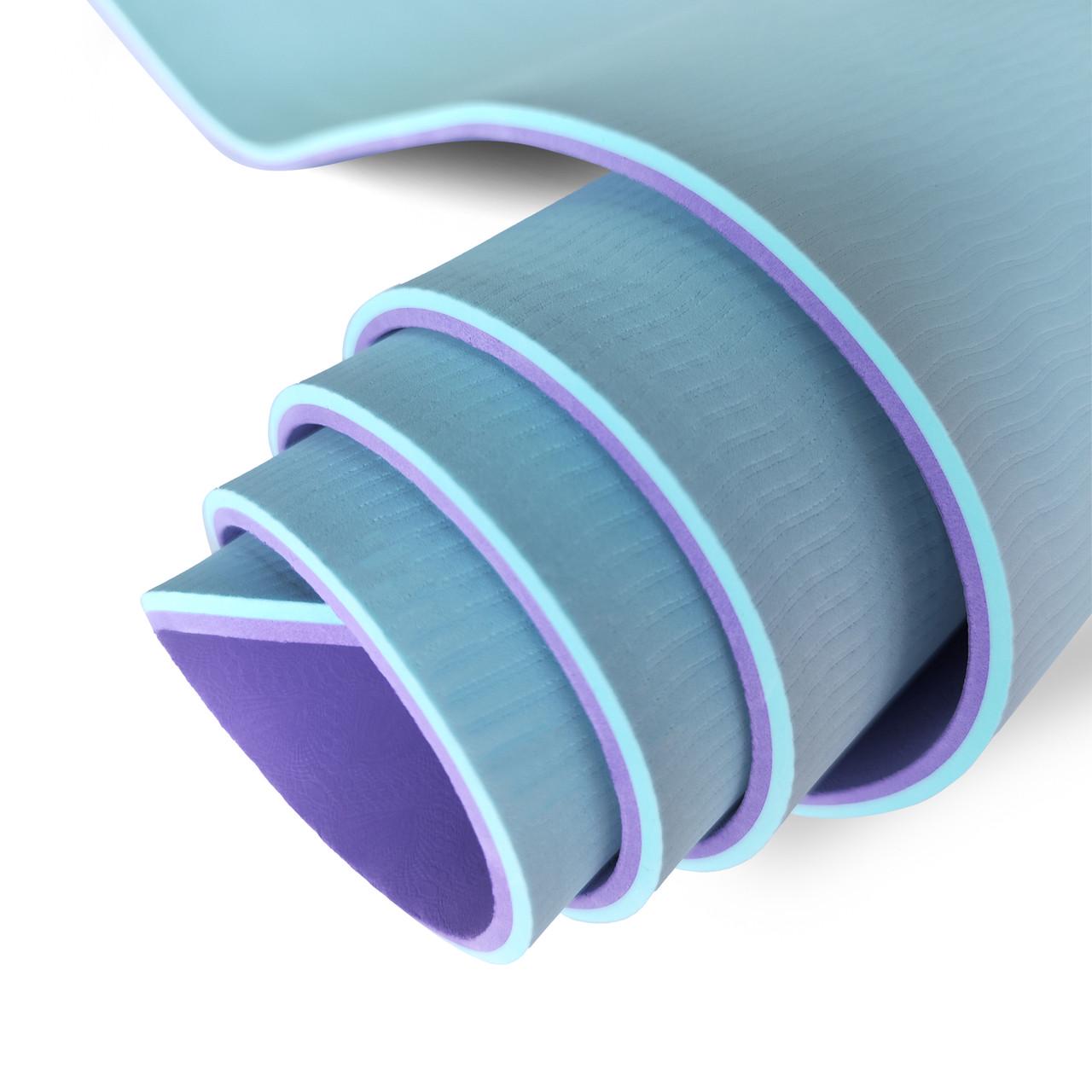 Коврик для фитнеса и йоги Gemini Pro GE-6TSV TPE/TC 6 мм (2012936398) - фото 2 Коврик для фитнеса и йоги Gemini Pro GE-6TSV TPE/TC 6 мм (2012936398) - фото 2