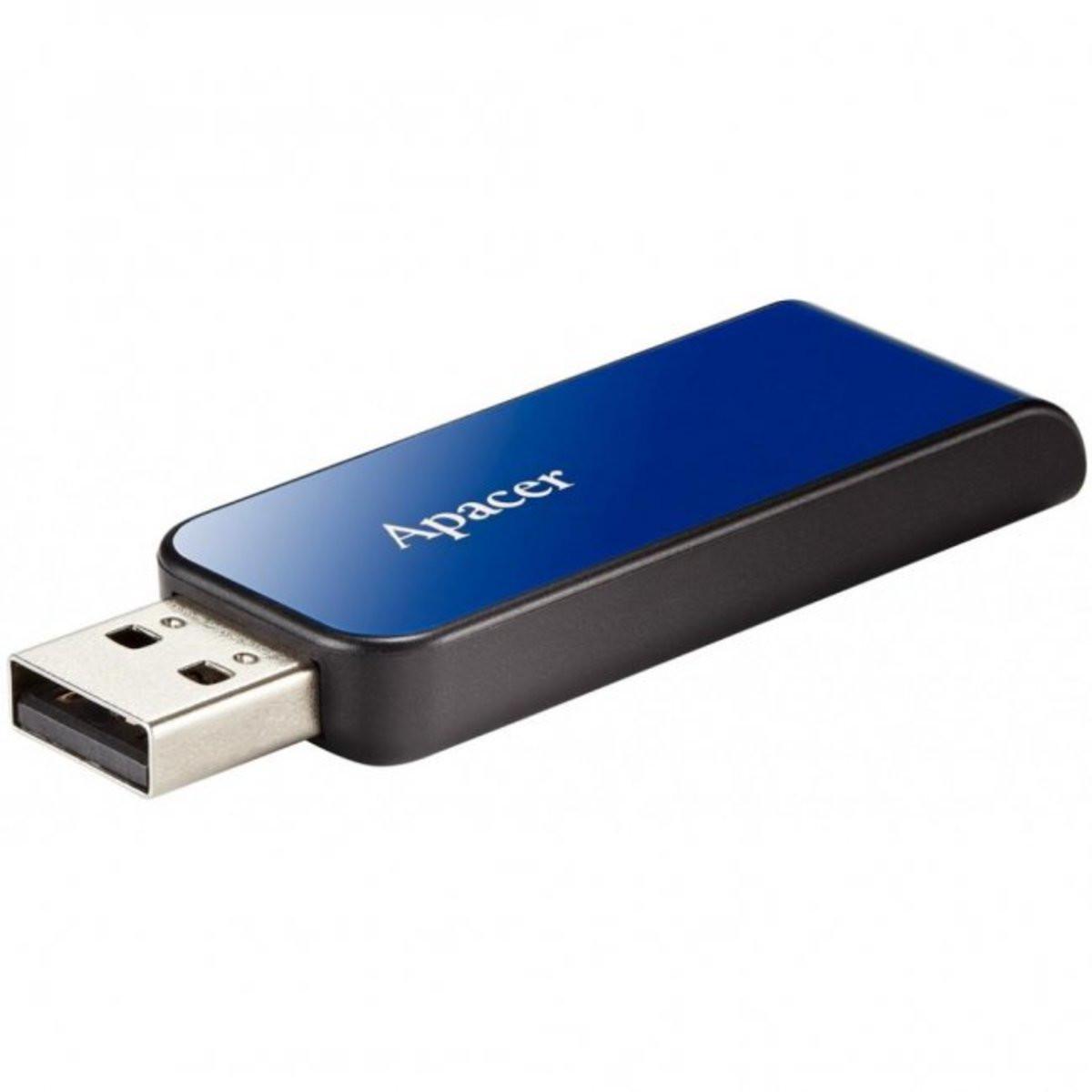 Flash Apacer USB 2.0 AH334 32Gb blue (29caa1-15421)