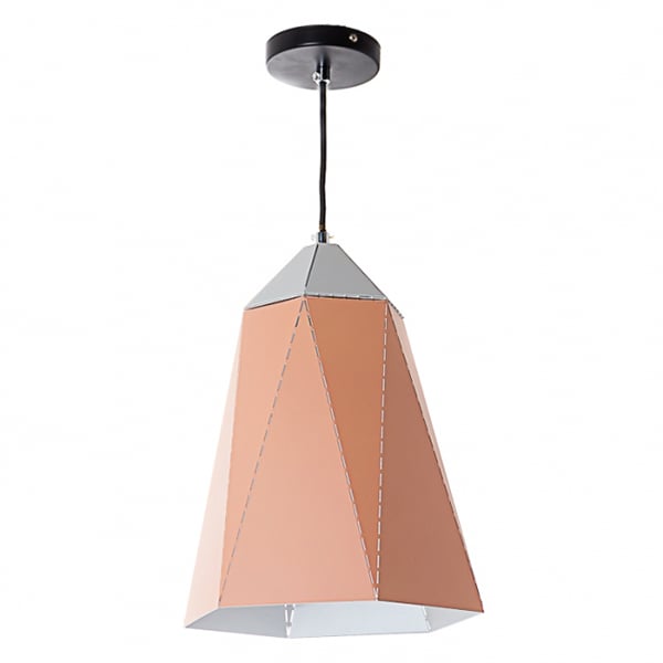 Люстра Flora подвесная вытянутой формы треугольная Персиковый (NI002/S/peachy)
