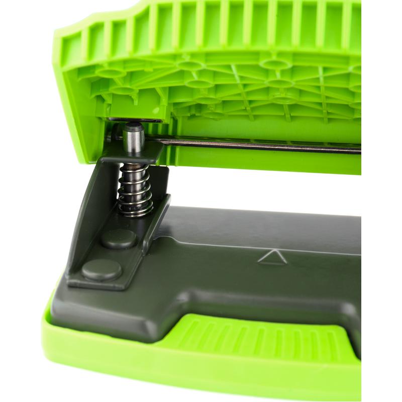 Дырокол Axent Shell до 20 листов пластиковый Салатовый (3420-09-A) - фото 3