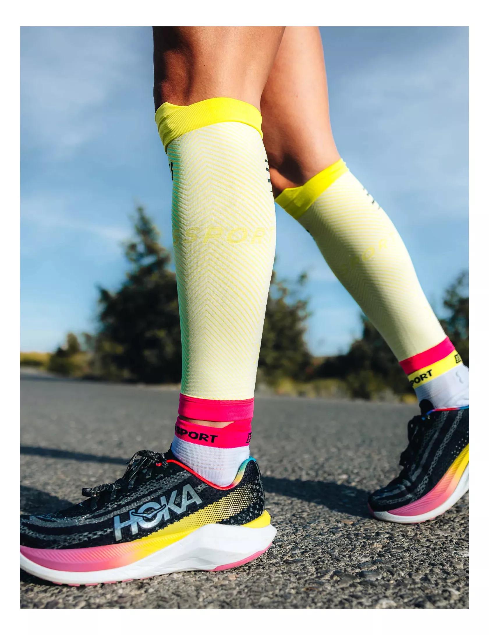 Гетри Compressport R2 Oxygen T3 Safe Yellow - фото 3