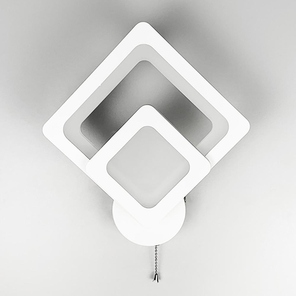 Бра Line.F 2311/1 светодиодным выключателем на корпусе Белый (2829_5971)