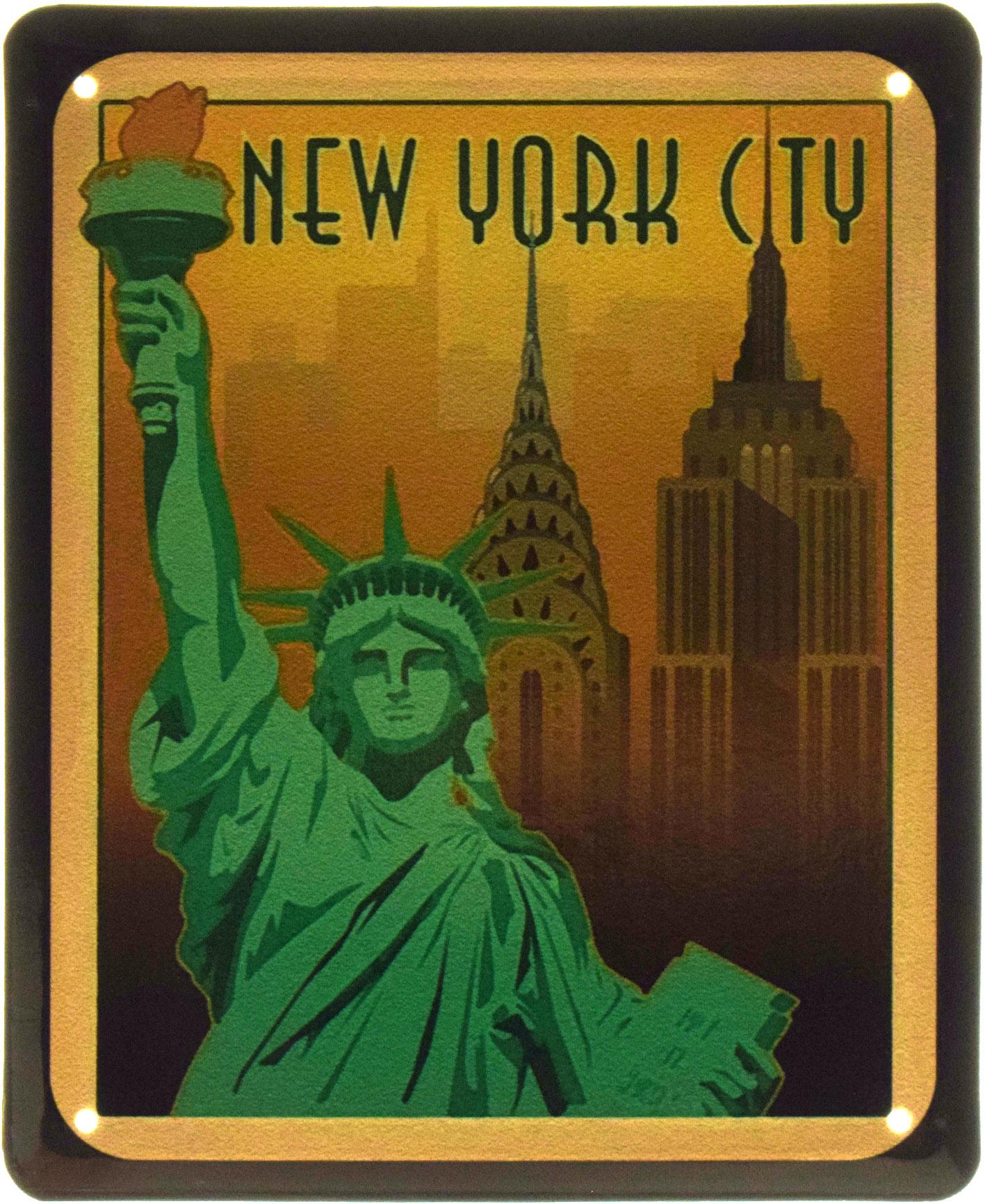 Табличка металева "NY City" 18x22 см (ms-103581) Табличка металева "NY City" 18x22 см (ms-103581)