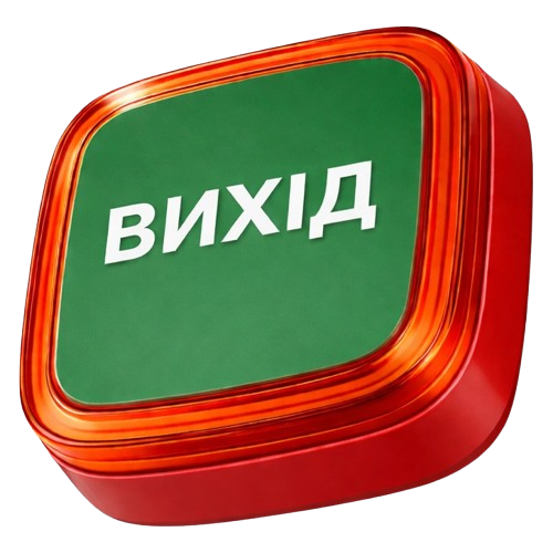 Световой указатель Ajax EN54 FireProtect VAD для систем пожарной сигнализации Выход Red (33458868)