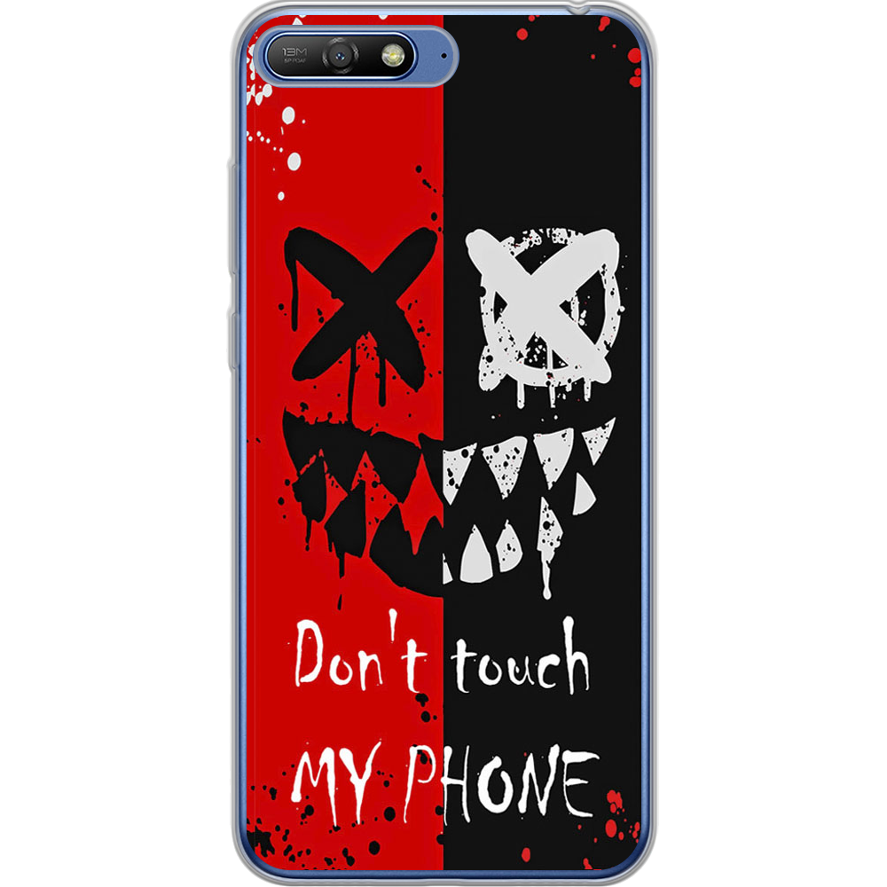 Чехол Boxface Huawei Y6 2018 Bad Smile Прозрачный силикон (33371-up2468-33371)