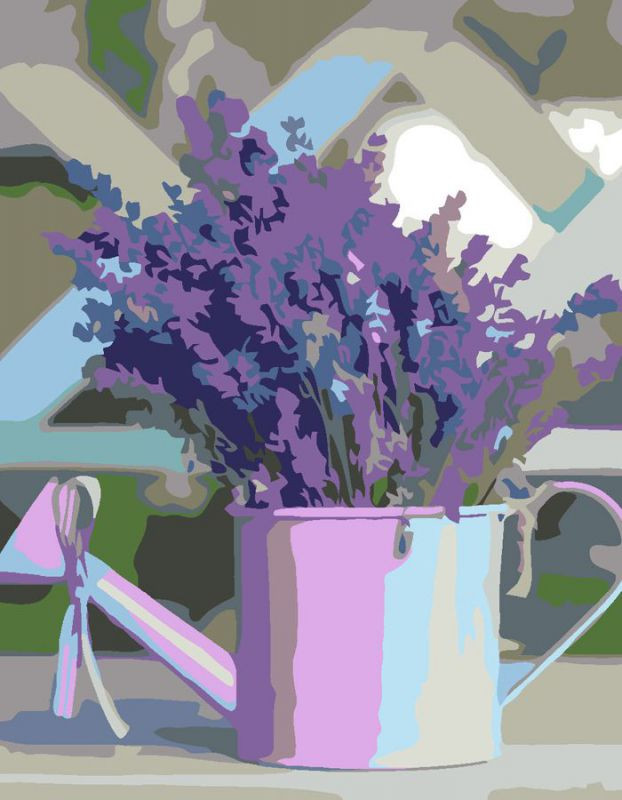 Картина по номерам Rosa Лаванда 35х45 см (N00013290)