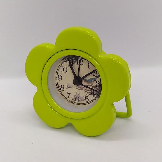 Часы настольные Clock металлические 7 см Зеленый (12315254)