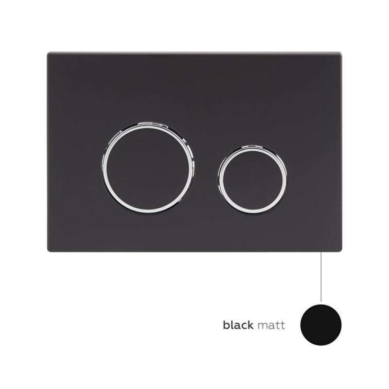 Установка для унитаза Qtap Nest ST 4в1 150х220х13 мм клавиша Black mat (10828974) - фото 6