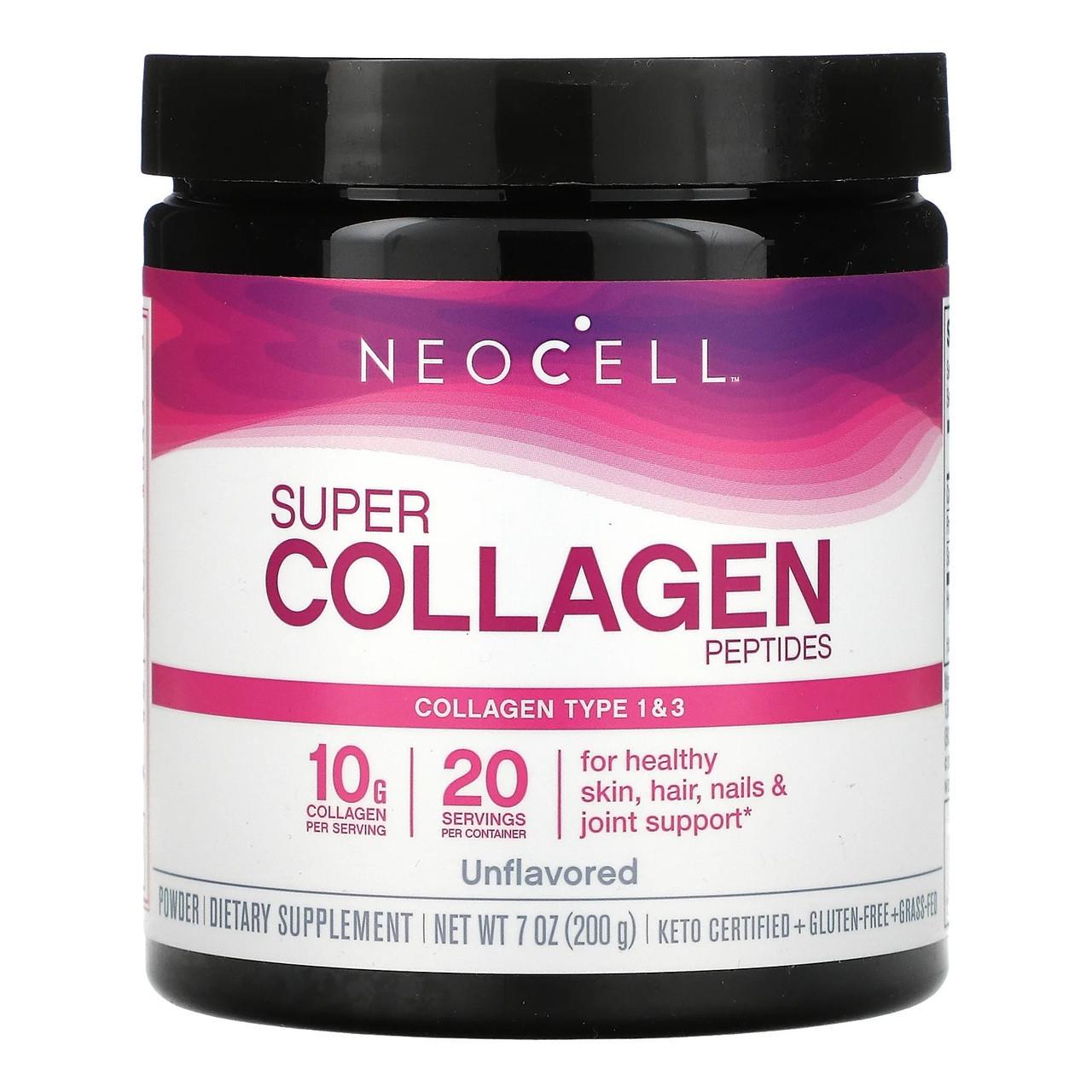 Пептиди колагену Neocell Super Collagen Peptides без смакових добавок 200 г