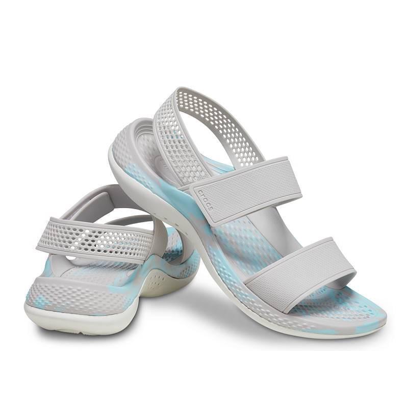 Сандали женские Сrocs Sandal Literide 360 г. 36/37 Pearl white/Multi (12924) - фото 9