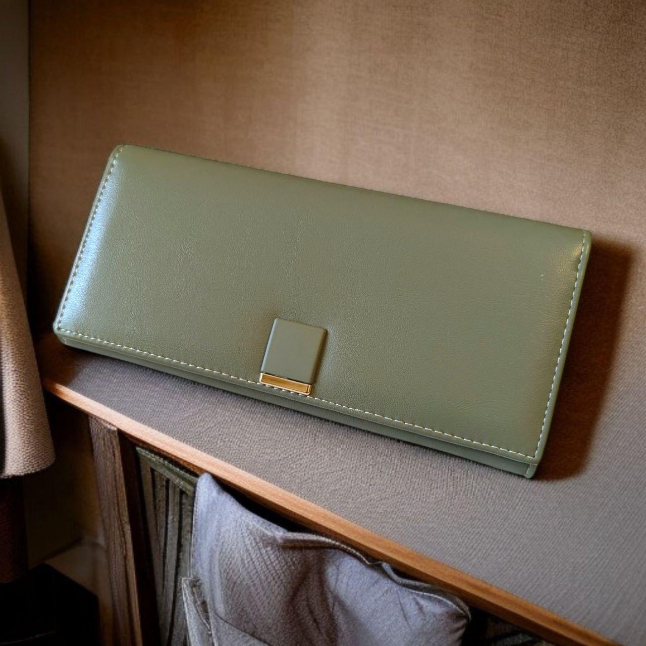 Кошелек женский большой на магните с внешним отделением для монет Tailian Т-8606 19х10 см Оливковый (Т-8606) Кошелек женский большой на магните с внешним отделением для монет Tailian Т-8606 19х10 см Оливковый (Т-8606)