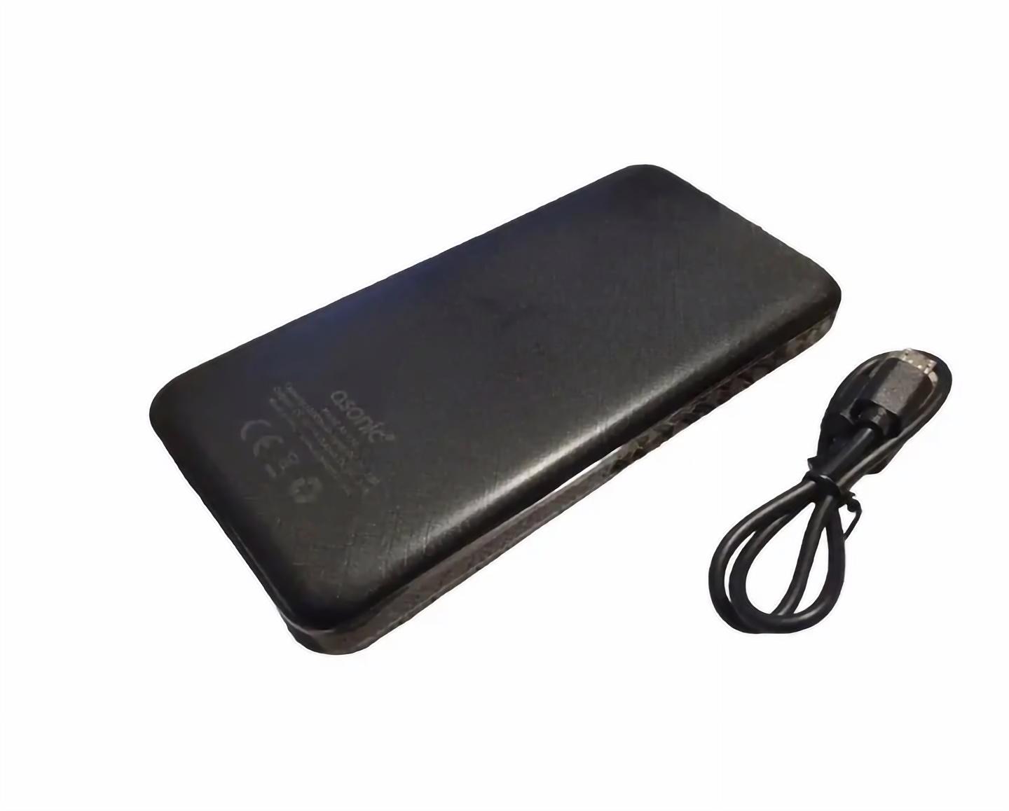Повербанк Asonic P10 10000 mAh з індикатором заряду