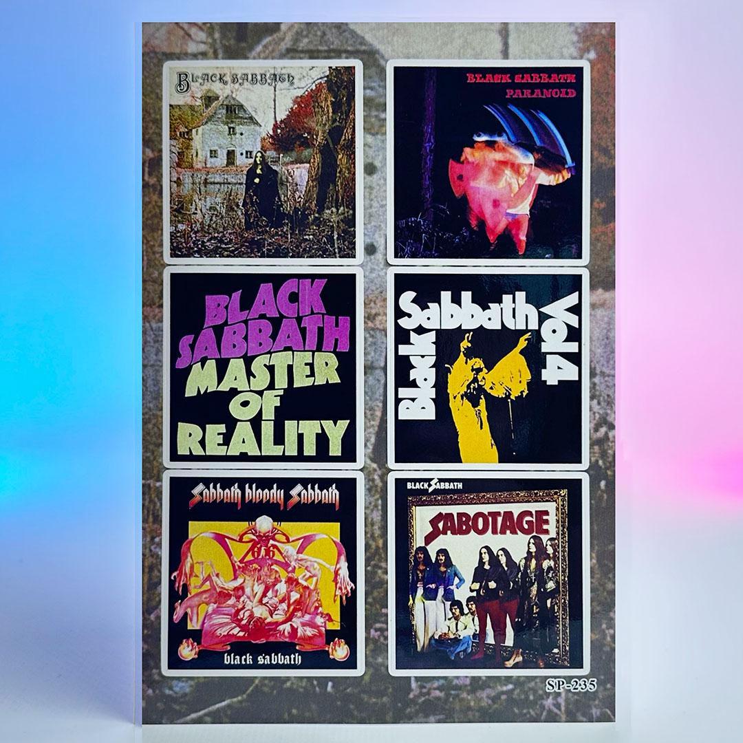 Стікер-пак Black Sabbath Album Covers 1970/1975 (SP 235)