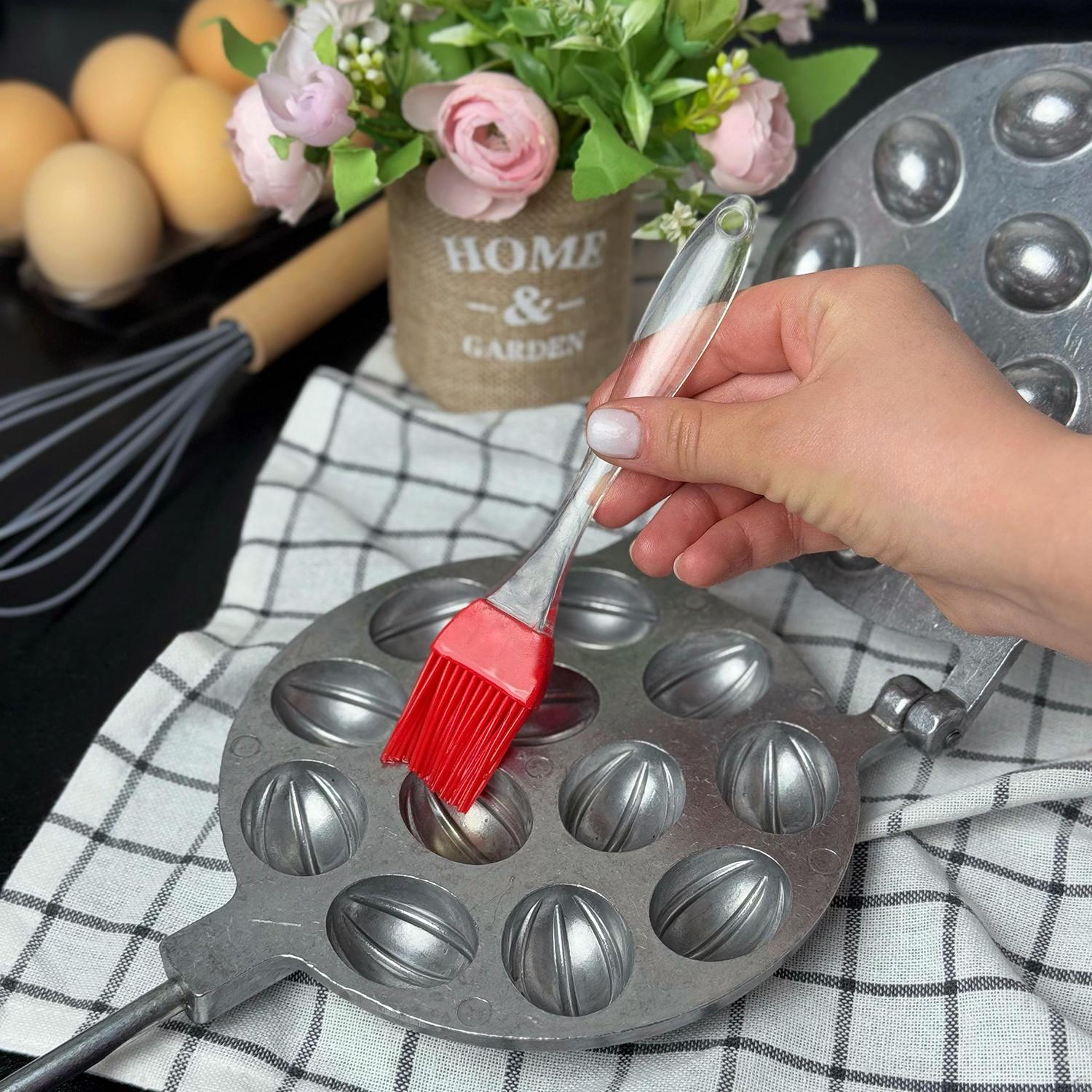 Форма для выпекания орешков ХЕАЗ на 12 половинок орехов со съемными ручками (87441) - фото 23 Форма для выпекания орешков ХЕАЗ на 12 половинок орехов со съемными ручками (87441) - фото 23