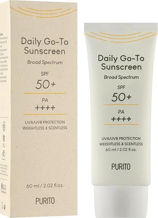 Крем солнцезащитный Purito Daily Go-To Sunscreen SPF50+ PA++++ легкий 60 мл (840_1774)