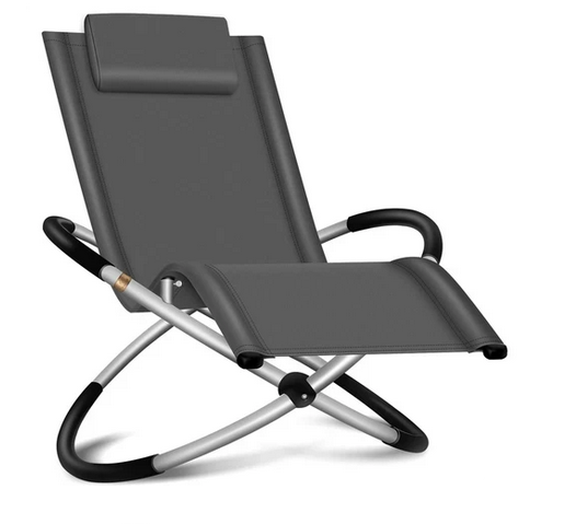 Шезлонг KESSER 180 кг 174x78 см Антрацит