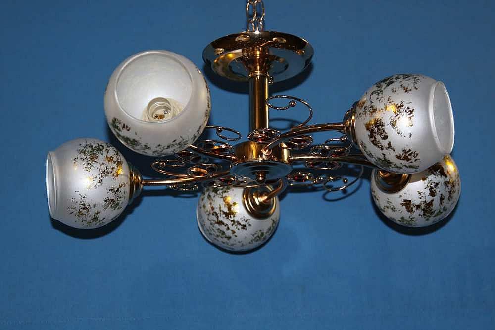 Люстра с плафонами Ray L6003/5 FGD (IR005902)