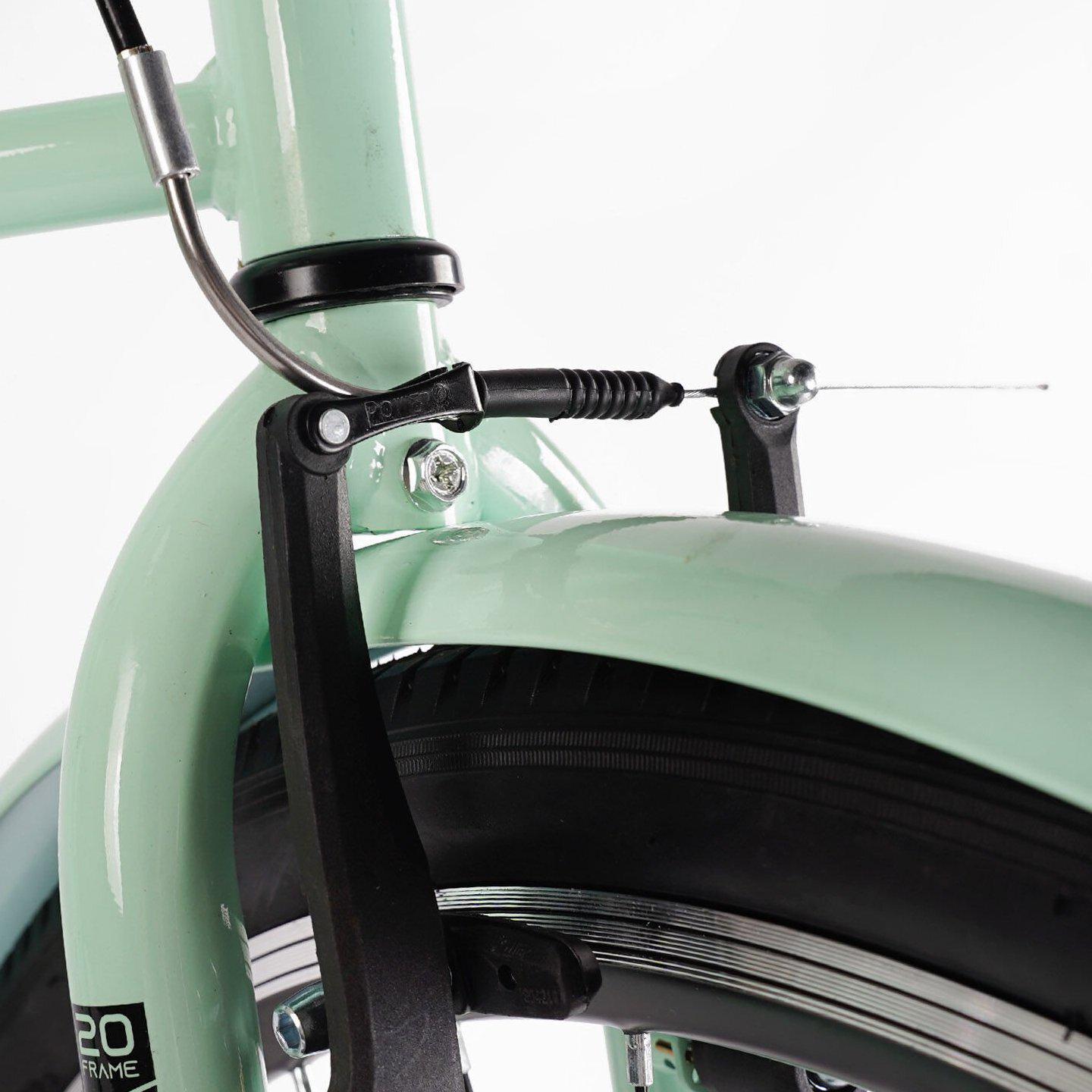 Велосипед городской Corso Fortuna с корзиной и багажником рама 20"/28" Бирюзовый - фото 3 Велосипед городской Corso Fortuna с корзиной и багажником рама 20"/28" Бирюзовый - фото 3