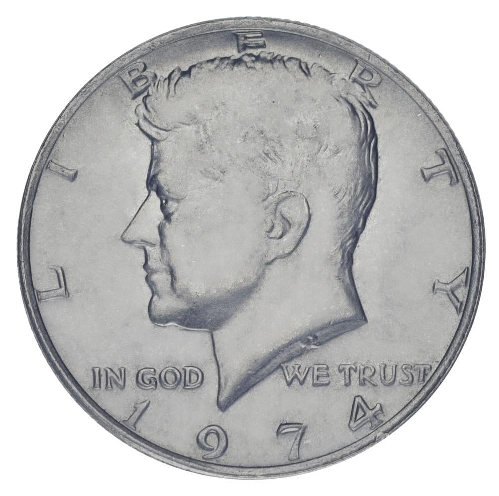 Коллекционная монета США 50 центов half 1974 F-VF Джон Кеннеди (М23403)