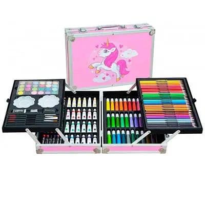 Набір для творчості в алюмінієвій валізі 145 пр. (1115)