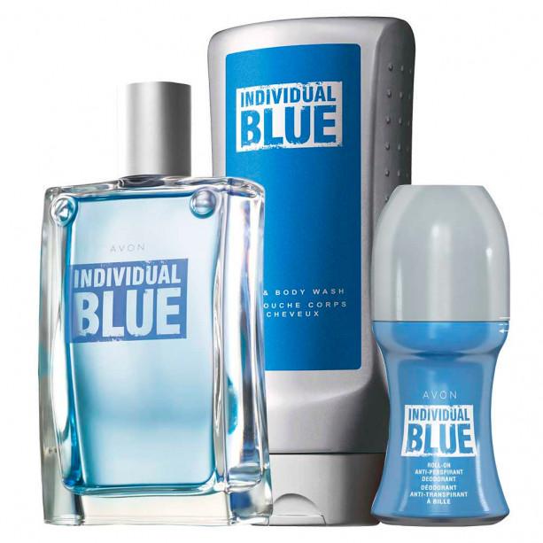 Парфюмерно-косметический набор Avon Individual Blue edp/100 мл sh/gel/200 мл deo/50 мл (494693319)