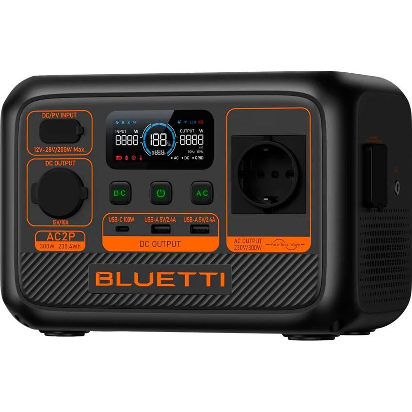 Зарядная станция BLUETTI Portable Power Station AC2P 300W (107084) - фото 3