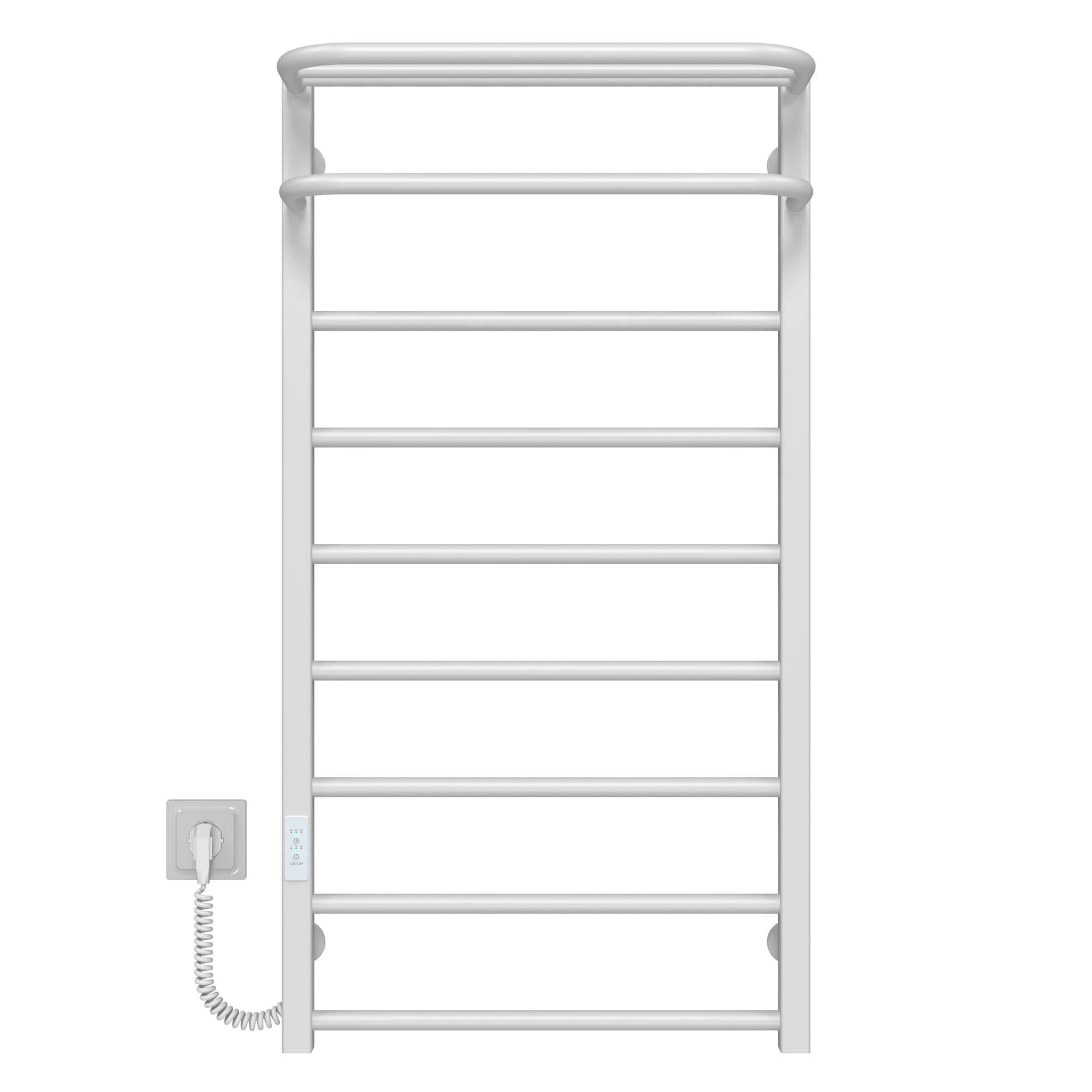 Рушникосушарка електрична Deffi Lux Hotel П9 WD04 ліве підключення нержавіюча сталь 600х1000 мм Білий (A.LH.100.60.9.E.W.L.4)