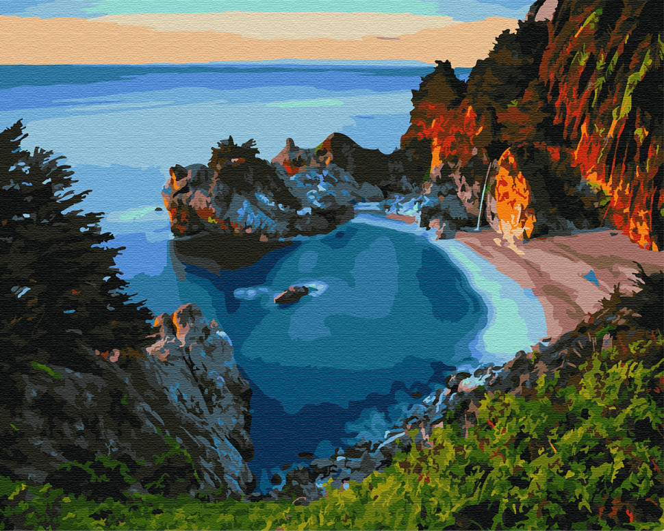 Картина по номерам Brushme Морской залив (GX29773)