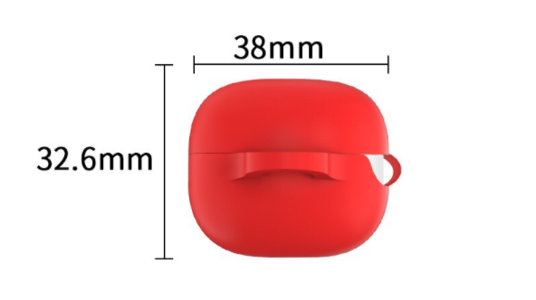 Чохол-накладка DK Silicone Candy Friendly з карабіном для Huawei FreeBuds 3i Red (011399) - фото 6