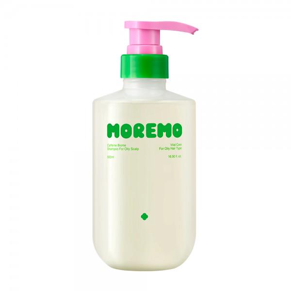 Шампунь био против выпадения волос Moremo Caffeine Biome Shampoo for Oily Scalp для жирной кожи головы Кофеин 500 мл (88060503003032)