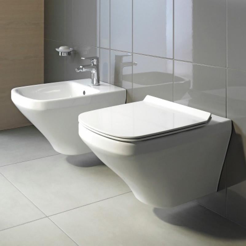 Унітаз підвісний DURAVIT DuraStyle Rimless з кришкою Soft close (45510900A1) - фото 3