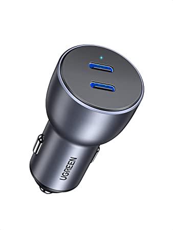 Автомобильное зарядное устройство UGREEN CD213 36W 2xUSB QC 3.0 3A Grey (70594) - фото 5