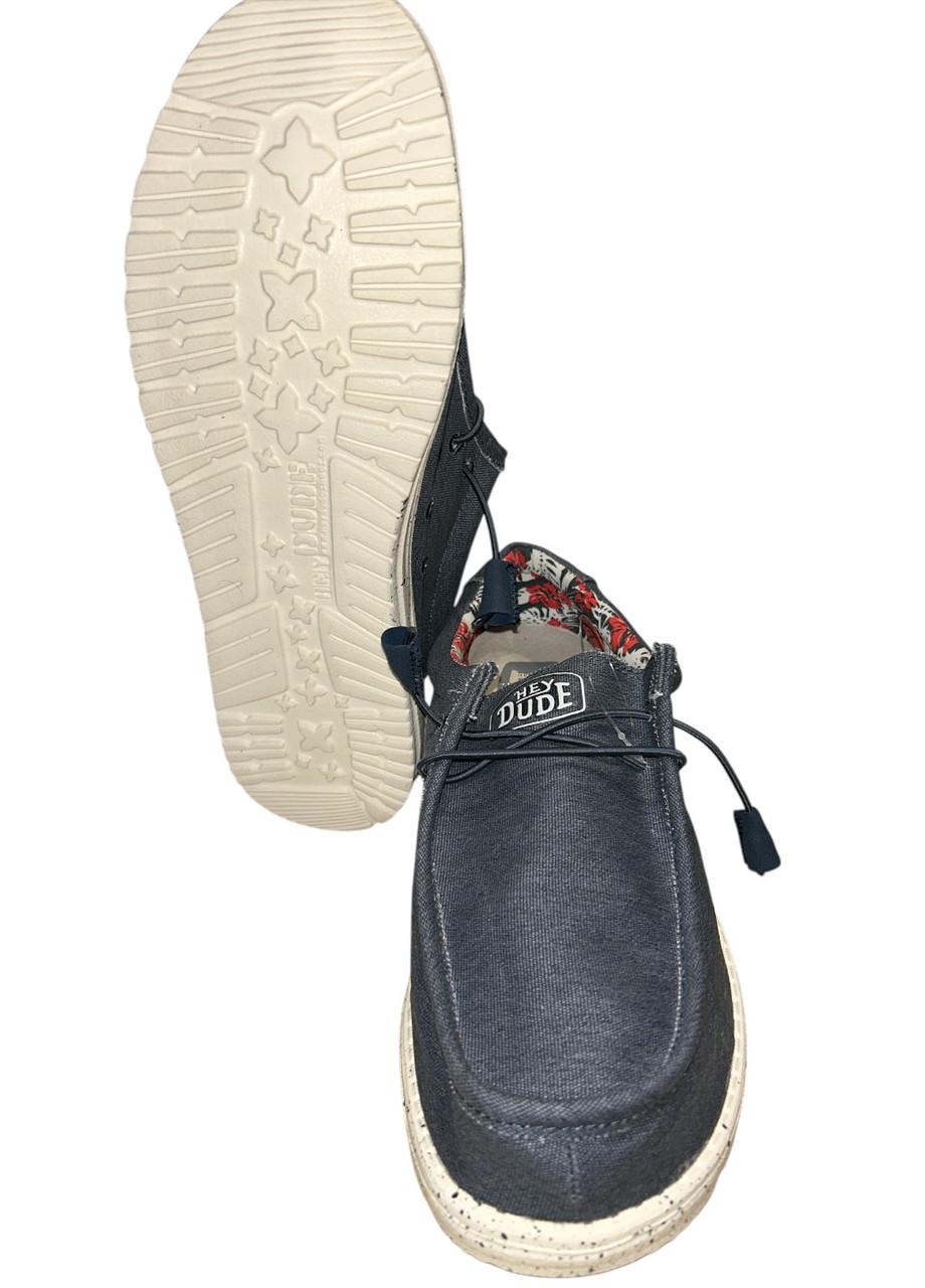 Мокасины мужские Hey Dude Wally Stretch Blue 110382600 р. 46 30,2 см Синий (2772008634) - фото 2 Мокасины мужские Hey Dude Wally Stretch Blue 110382600 р. 46 30,2 см Синий (2772008634) - фото 2