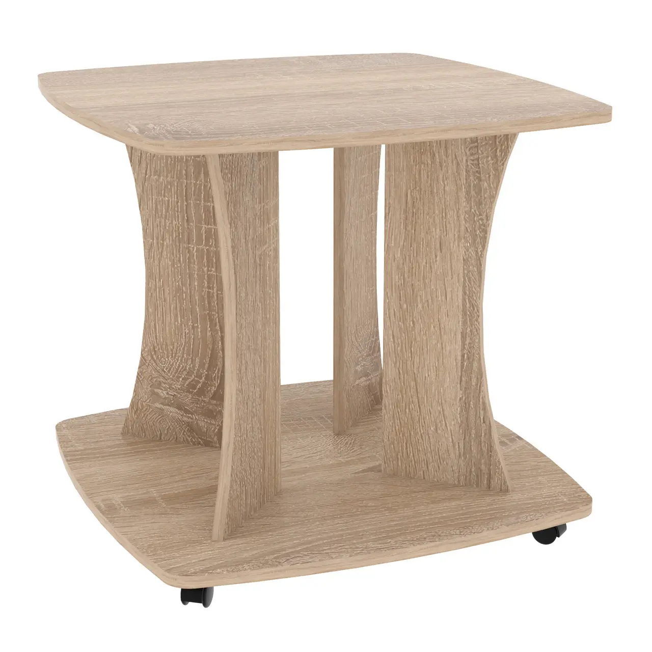 Стол журнальный Континент Квант 65х65х55 см Дуб сонома