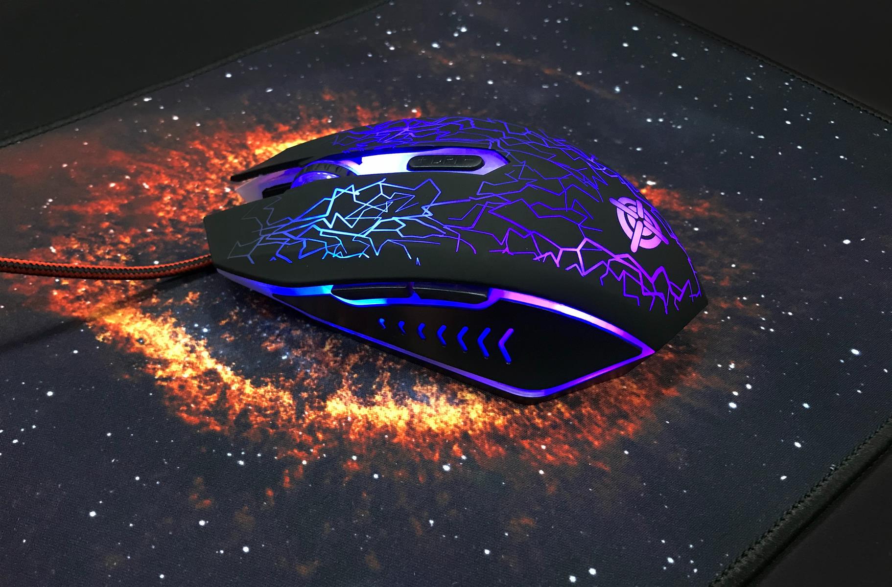 Компьютерная мышка проводная GamePro GS347 с подсветкой и ковриком Black (26449641) - фото 3 Компьютерная мышка проводная GamePro GS347 с подсветкой и ковриком Black (26449641) - фото 3