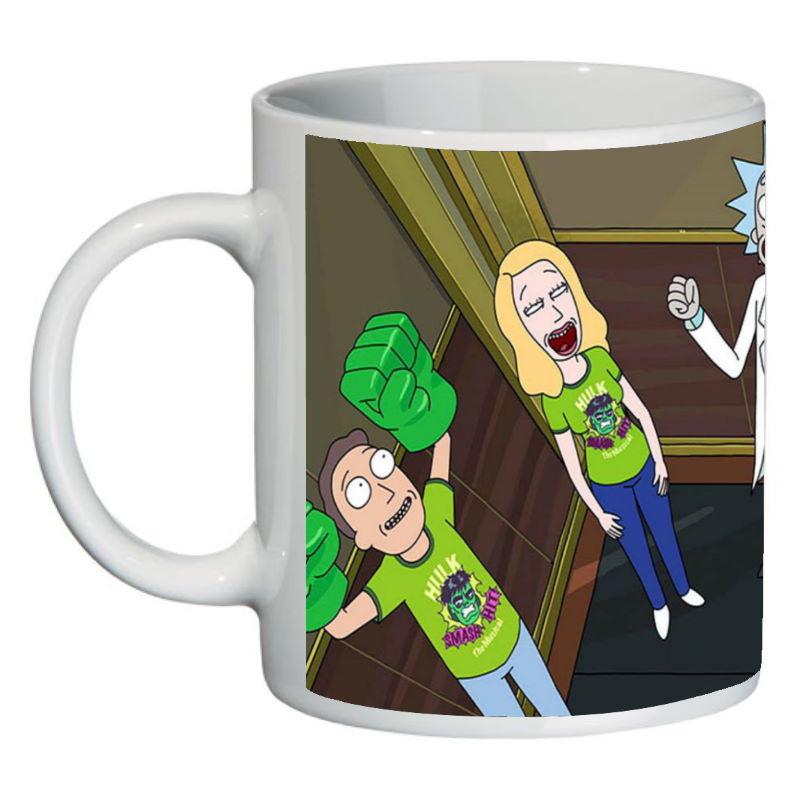 Кружка с принтом Рик и Морти (SC-RM-007)