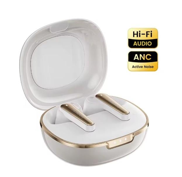 Наушники беспроводные Toocki Bluetooth с функцией шумоподавления Белый (TQ-EJ22) - фото 2 Наушники беспроводные Toocki Bluetooth с функцией шумоподавления Белый (TQ-EJ22) - фото 2