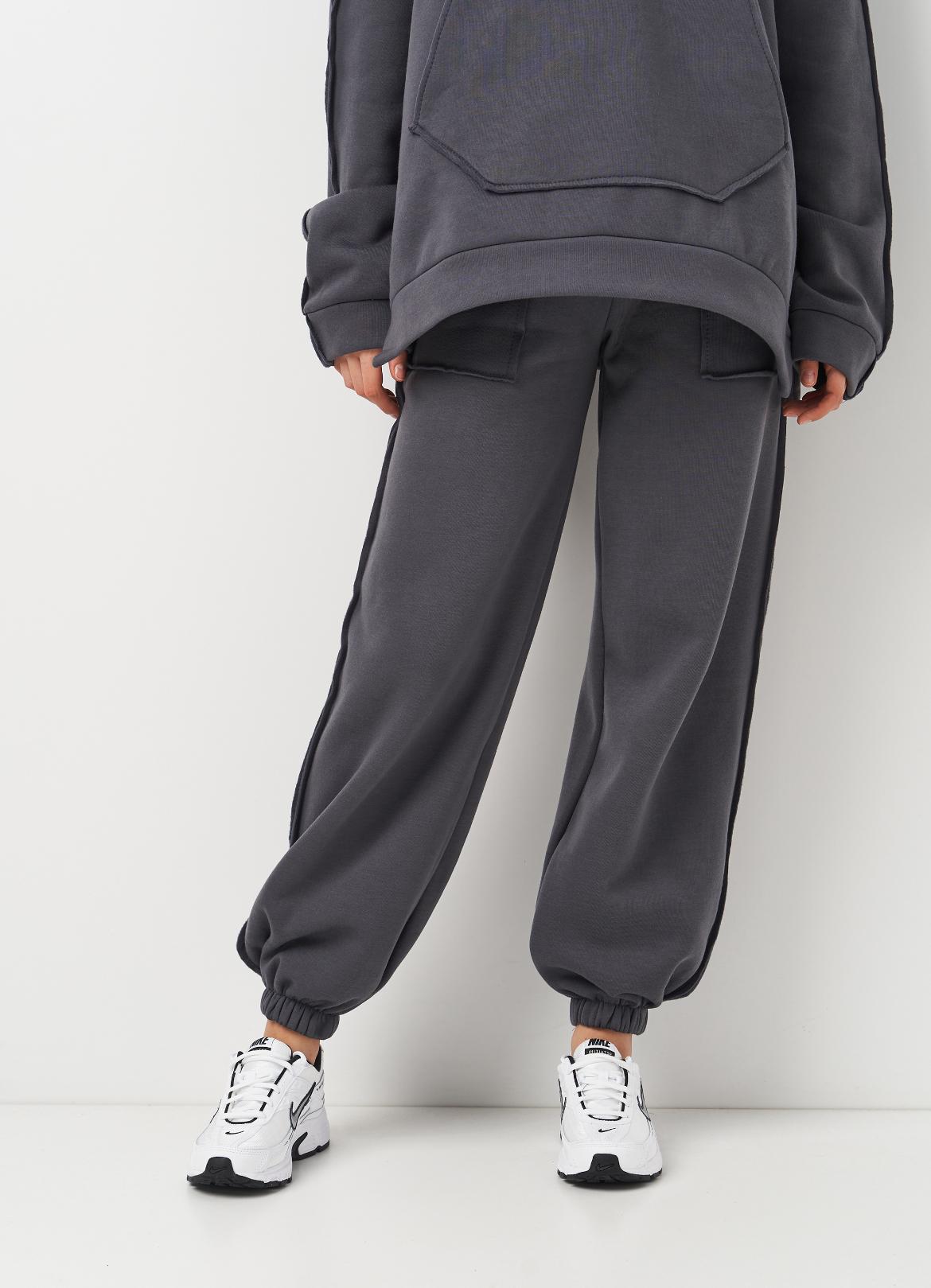 Спортивный костюм утепленный Вилена женский р. 52 Графитовый (2288073133) - фото 6 Спортивный костюм утепленный Вилена женский р. 52 Графитовый (2288073133) - фото 6