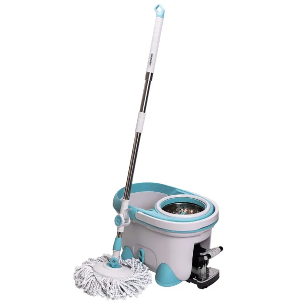 Комплект для уборки швабра с ведром и отжимом 12 л Комплект для уборки швабра с ведром и отжимом 12 л
