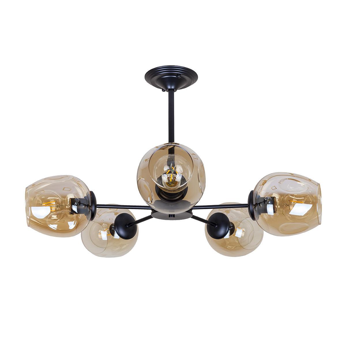 Люстра Levistella 752F0231-5 BK/BR (373176)