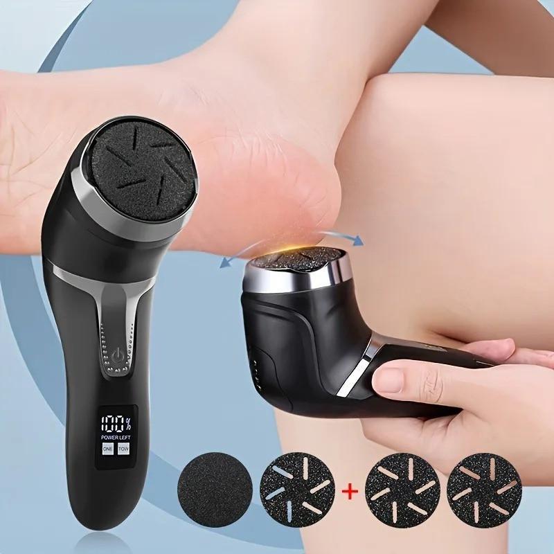 Пилка-пемза для п'ят REMOVER Callus MT-510 з LCD-дисплеєм 1200 мА/год 2 режими вологозахист Black - фото 4