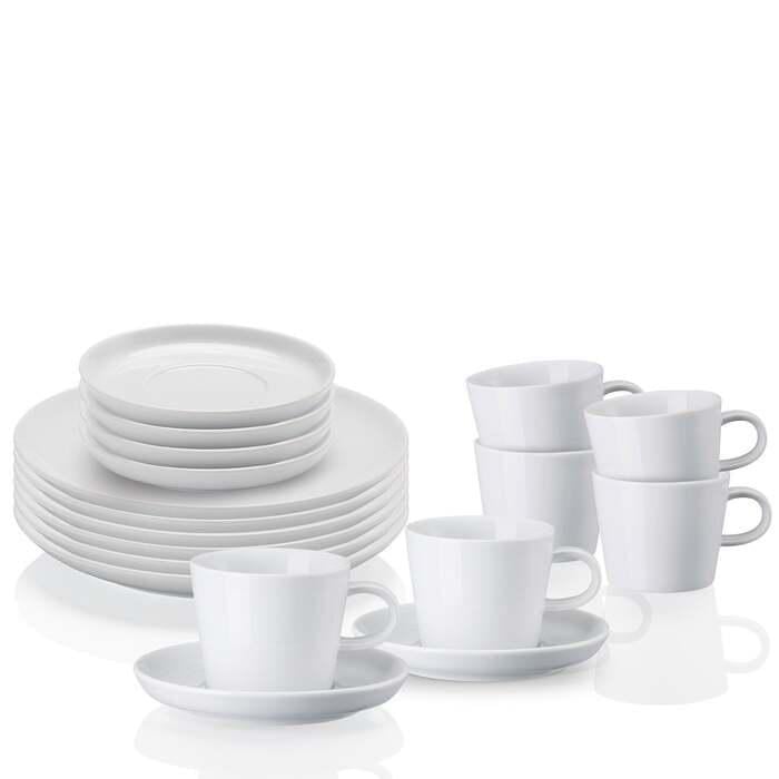 Сервиз кофейный Arzberg Cucina 18 пр. Белый