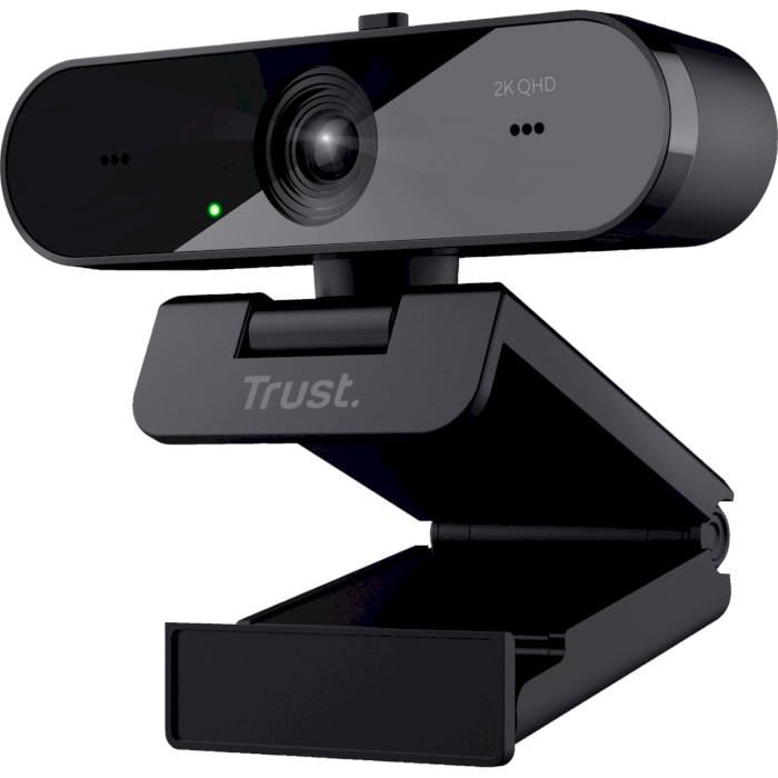 Веб-камера з шторкою Trust TW-250 QHD Webcam Eco 3.7 Мп 2560x1440 30 к/с USB-A Black (24733)