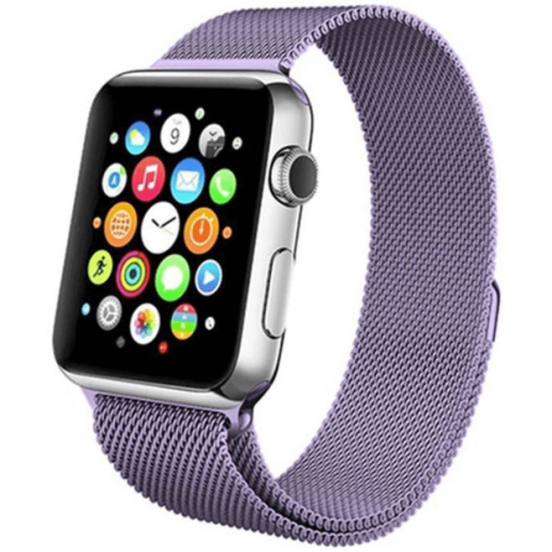 Ремінець Elite Milanese Loop Міланська петля для Apple Watch 38/40/41 мм S/M Light purple - фото 1