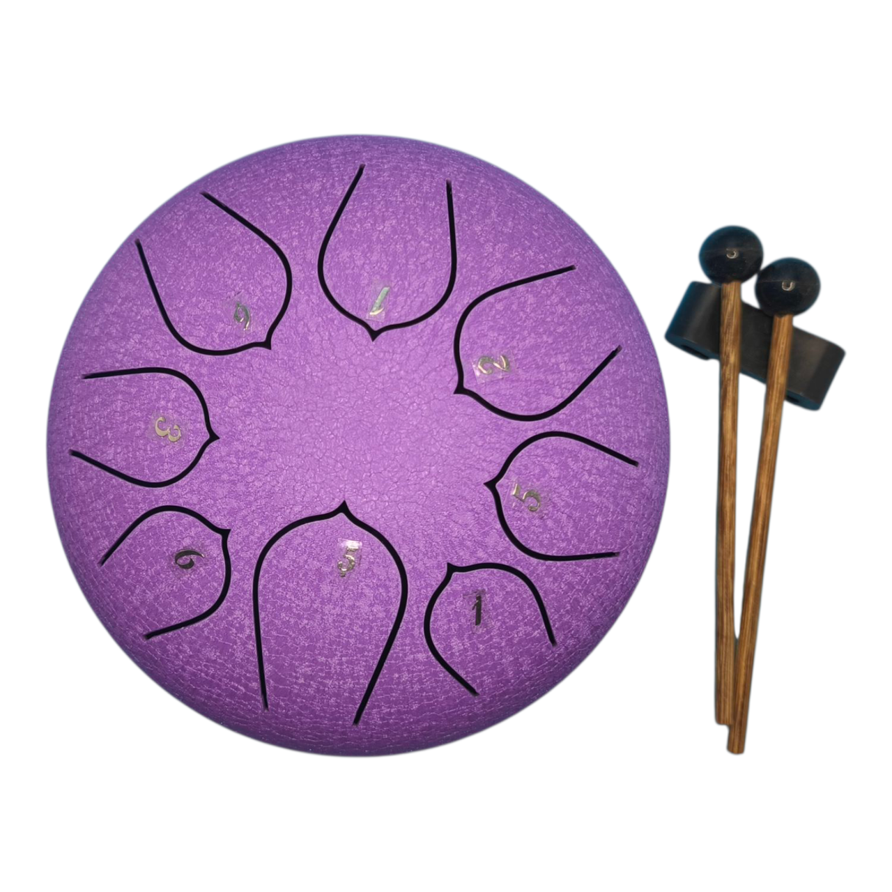 Глюкофон Tongue Drum 8 нот 15 см Фіолетовий (2792456939) Глюкофон Tongue Drum 8 нот 15 см Фіолетовий (2792456939)