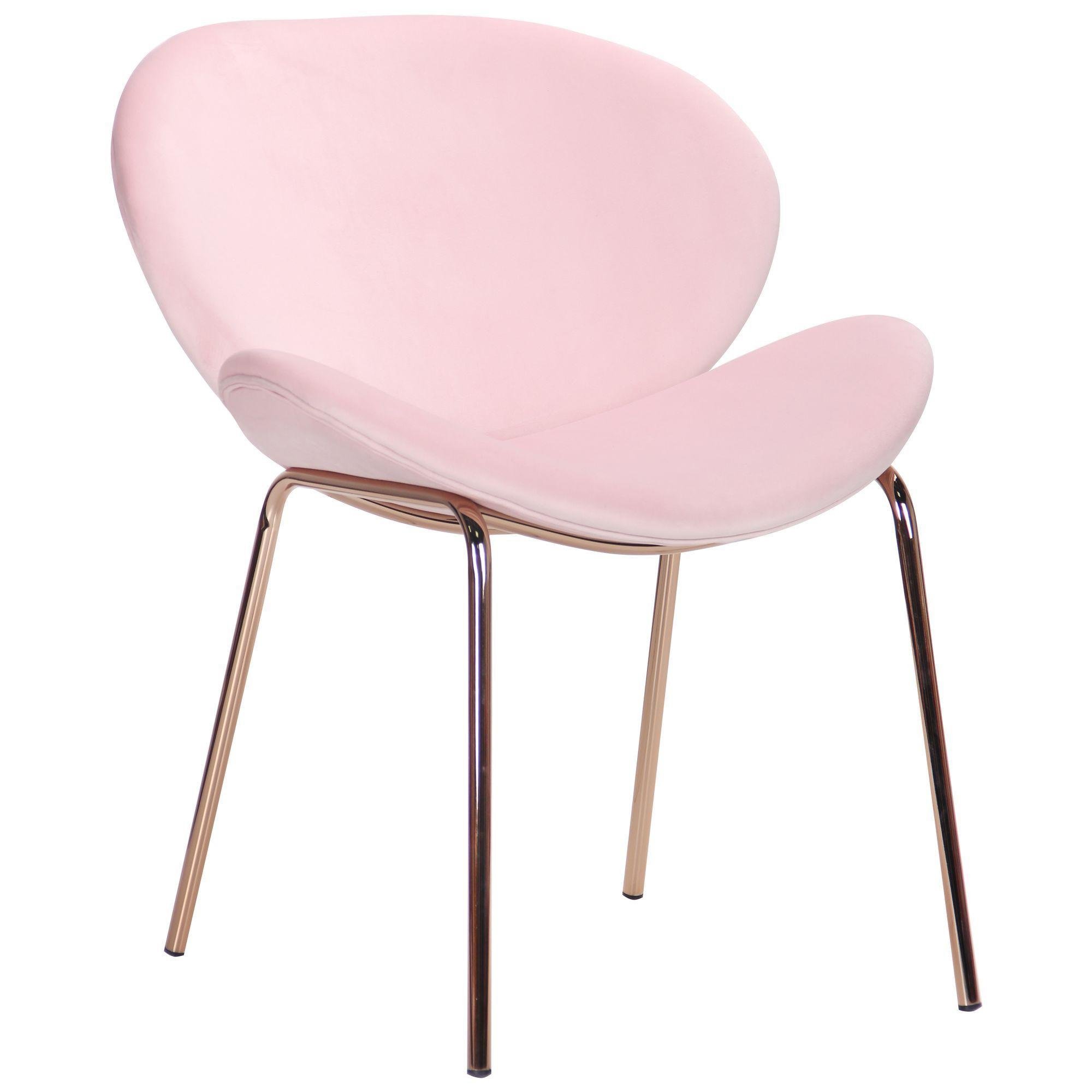 Стілець AMF Alphabet E Золотистий/Рожевий (43143)